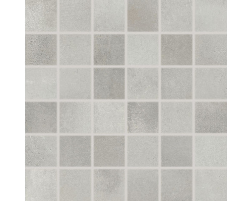 Keramická mozaika Strada sivá 5x5/30x30 cm
