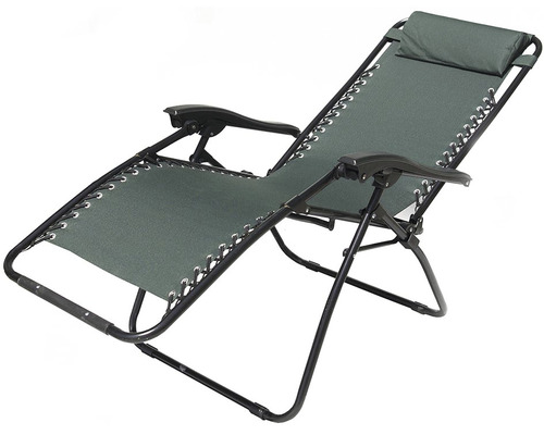 Relaxačné lehátko s vankúšom pre záhradu