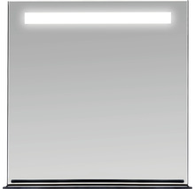 LED kúpeľňové zrkadlo Carol 80 x 80 cm čierne