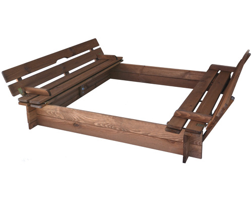 Pieskovisko s lavičkami drevené