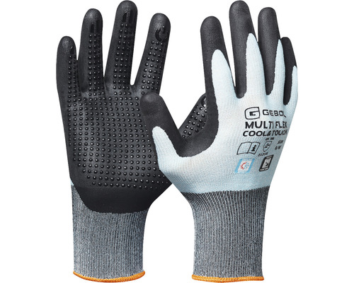 Pracovné rukavice Multi Flex Cool&Touch veľkosť 8, biele