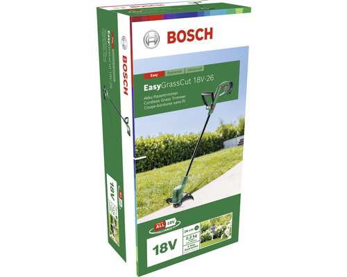 Balenie akumulátorovej kosačky Bosch EasyGrassCut 18V-26