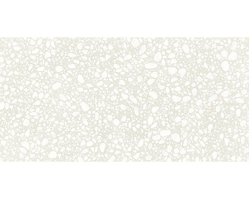 Dlažba teraco Medley WhitePop biela 120x60 cm