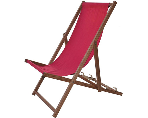 Drevené ležadlo s textilným poťahom