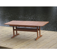 Záhradný stôl Rojaplast Luisa 160-210x90 cm drevený rozkladací-thumb-5