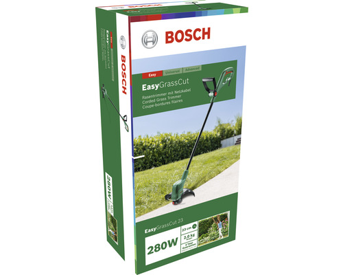 Balenie strunovej kosačky Bosch EasyGrassCut 23 s napájacím káblom