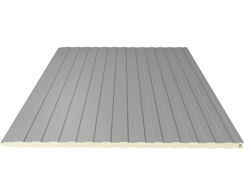 Sendvičový panel stenový Precit Roof tepelne izolačný 3000 x 1000 x 40 mm RAL 9006