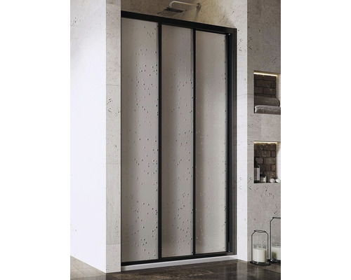 Sprchové dvere RAVAK ASDP3-100 198 black+Pearl 00VA03R211