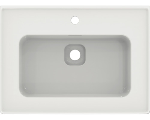 Umývadlo zo sanitárnej keramiky s otvorom pre batériu