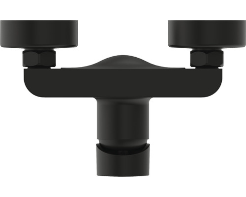 Čierna základňa zariadenia v tvare T