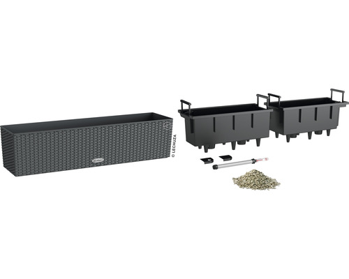 Lechuza balkónový kvetináč so zavlažovacím systémom a príslušenstvom