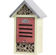 Hmyzí hotel z dreva s bambusovými rúrkami a uzamykateľnými dverami