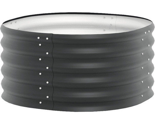 Vyvýšený záhon z vlnitej ocele