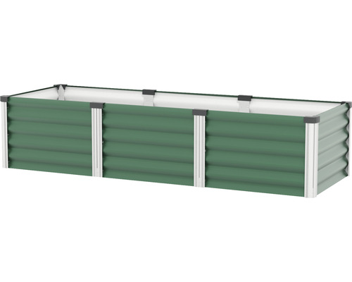 Kovový vyvýšený záhon pre záhradu