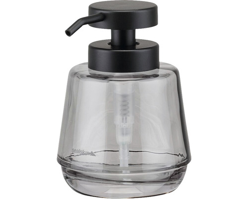 Sklenený dávkovač mydla s pumpičkou