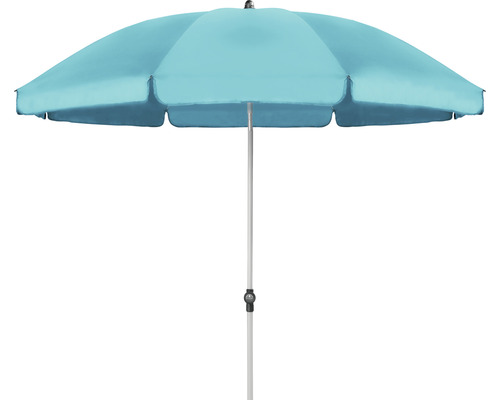 Otvorený okrúhly slnečník s centrálnou tyčou