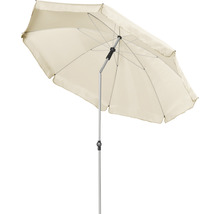 Otvorený záhradný slnečník s kovovým rámom