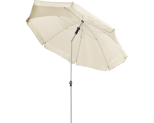 Otvorený záhradný slnečník s kovovým rámom