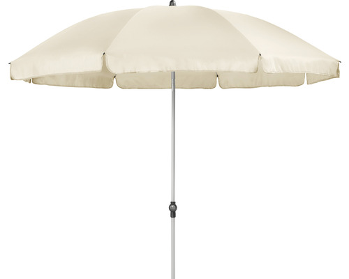 Otvorený slnečník s kovovým stojanom