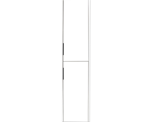 Kúpeľňová skrinka vysoká Somero biela vysoko lesklá 35 x 160 x 35 cm