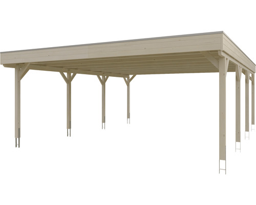 Drevený carport pre vonkajšie použitie