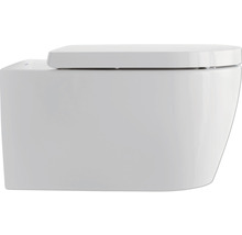 Závesné keramické WC s hlbokým splachovaním, pohľad zhora