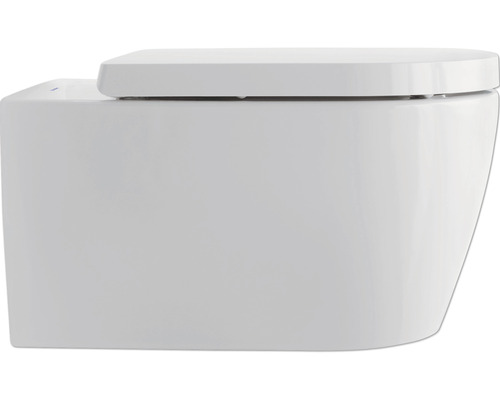 Závesné keramické WC s hlbokým splachovaním, pohľad zhora