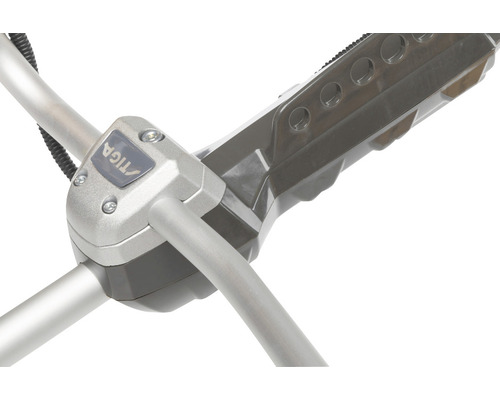 Detailný pohľad na vyžínač s logom Stiga