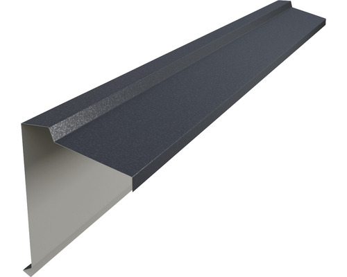 Hrebenáč pultový Click Precit Roof 2000x120x0,5 mm Strešný okrajový profil z kovu