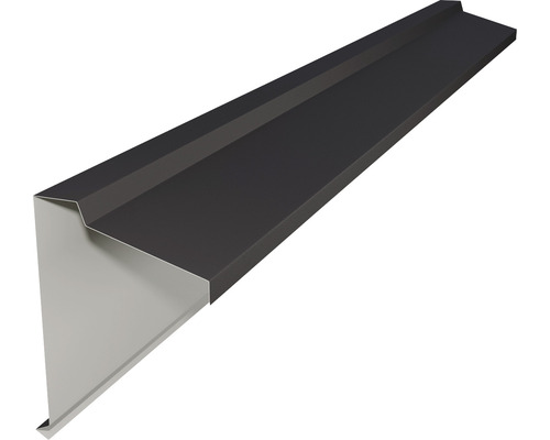 Hrebenáč pultový Click Precit Roof 2000x120x0,5 mm Strešný okrajový profil z kovu