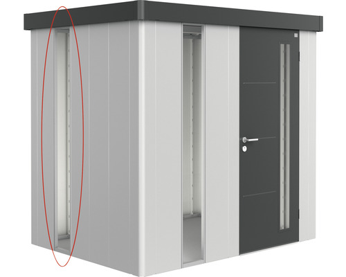 Svetelný panel pre domčeky Biohort Neo akrylátový tónovaný 28x207 cm strieborný metalický