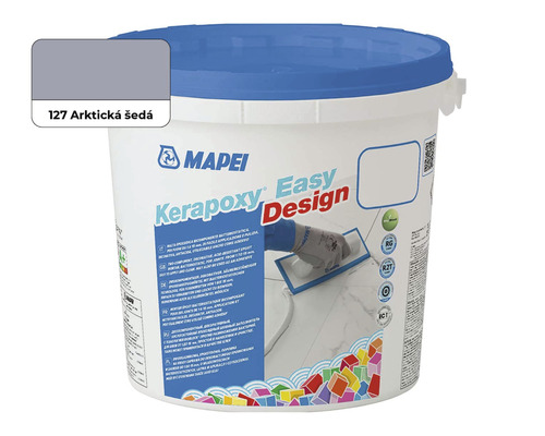 Škárovacia hmota Mapei Kerapoxy Easy Design 127 arktická šedá 3 kg