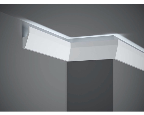Stropná lišta na LED osvetlenie MD118 Polyforce biela, Mardom 200 x 7 x 2,7 cm