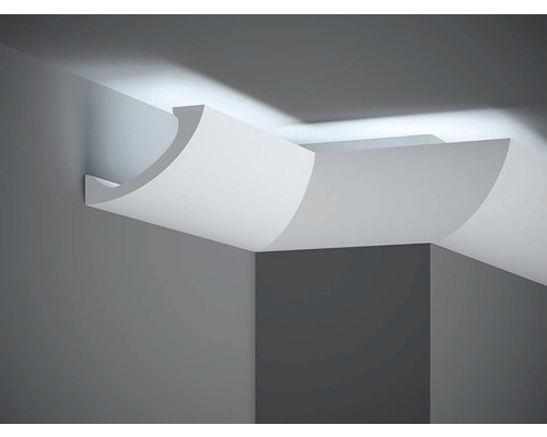 Stropná lišta na LED osvetlenie MD369 Polyforce biela, Mardom 200 x 11,5 x 7,8 cm