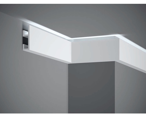 Lišta na stenu pre LED osvetlenie QL019 Polyforce biela, Mardom 200 x 8 x 2,5 cm