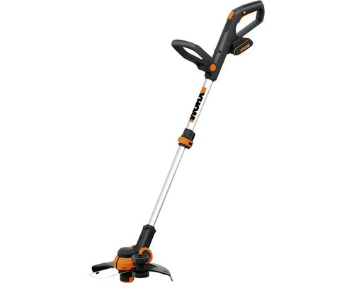 Akumulátorový vyžínač s teleskopickou tyčou do záhrady.