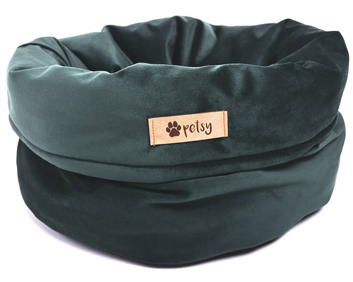 Látková psia posteľ s logom Petsy
