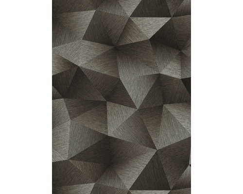 Vliesová tapeta GMK grafická čierna 0,53x10,05 m Tapeta s geometrickým trojuholníkovým vzorom