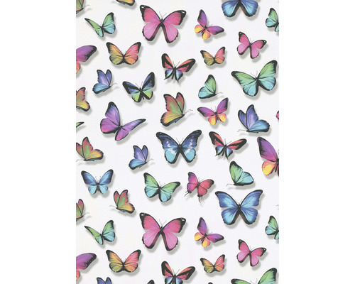 Papierová tapeta farebné motýle 0,53x10,05 m