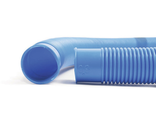 Ohybná modrá plastová hadica s priemerom 3,8 centimetra
