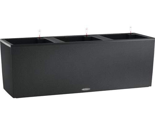 Obdĺžnikový kvetináč so zavlažovacím systémom