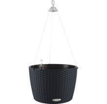 Závesný kvetináč so zavlažovacím systémom a ukazovateľom hladiny vody