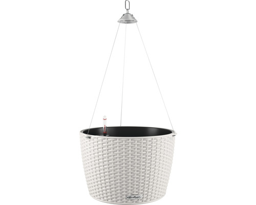 Závesný kvetináč so zavlažovacím systémom a ukazovateľom teploty