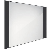LED zrkadlo do kúpeľne Nimco čierne 80x60 cm ZPC 41003-90