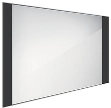 LED zrkadlo do kúpeľne Nimco čierne 100x60 cm ZPC 41004-90