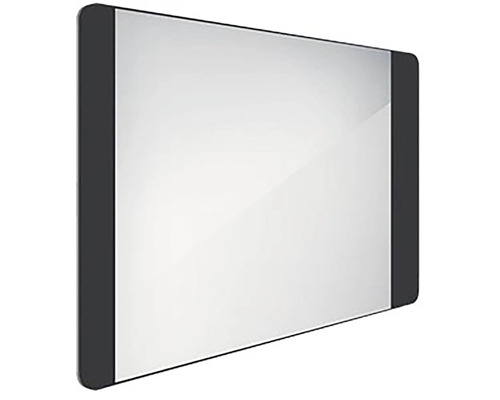 LED zrkadlo do kúpeľne Nimco čierne 80x60 cm ZPC 42003-90