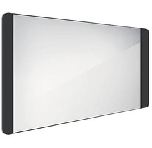 LED zrkadlo do kúpeľne Nimco čierne 120x65 cm ZPC 42006-90