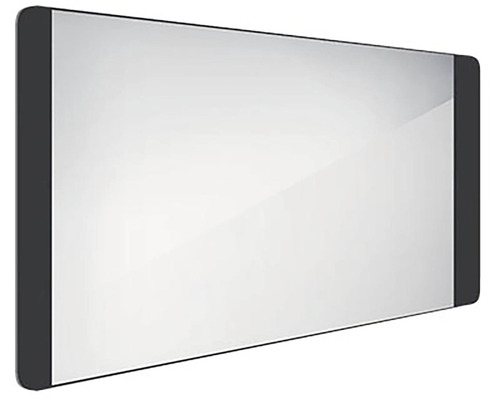LED zrkadlo do kúpeľne Nimco čierne 120x65 cm ZPC 42006-90