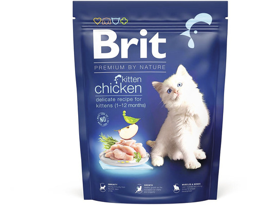 Granule pre mačky Brit Premium by Nature Cat Kitten Chicken 300 g