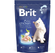 Brit Premium by Nature krmivo pre mačiatka s kuracím mäsom v balení